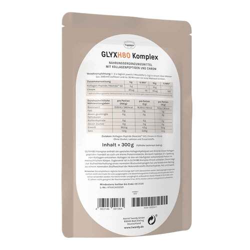 GLYXH80 Komplex Kollagenpeptide &amp; Chrom Pulver - 2