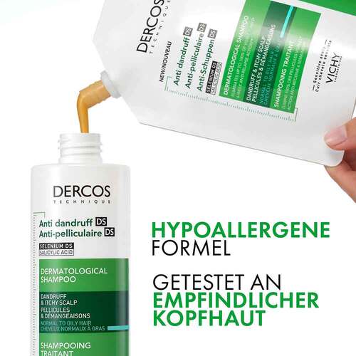 Vichy Dercos Anti-Schuppen Shampoo fettige Kopfhaut  - 4