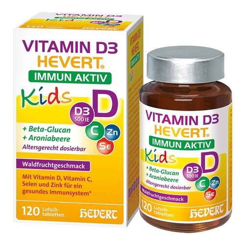 Vitamin D3 Hevert Immun Aktiv Kids Lutschtabletten - 1