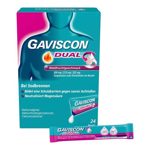 Gaviscon Dual Waldfrucht 500mg / 213mg / 325mg Sue - 1