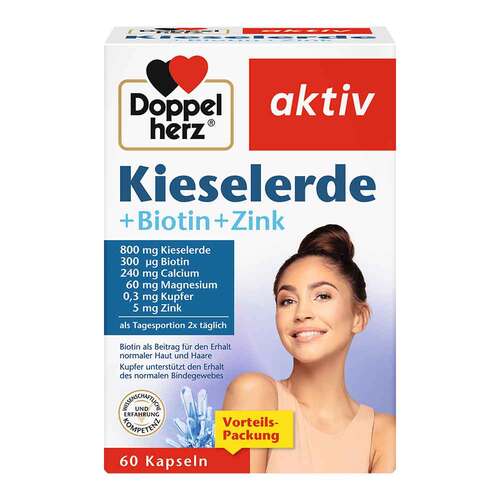 Doppelherz Kieselerde + Biotin + Zink Kapseln - 1