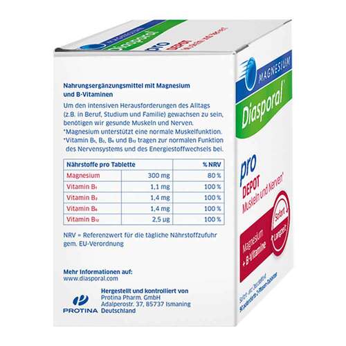 Magnesium Diasporal pro + B-Vit.DEPOT Musk. + Nerv.Tab - 3
