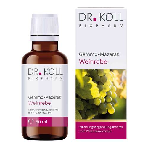 Gemmo-Mazerat Weinrebe Dr. Koll Vitis vinifera Tropfen - 1