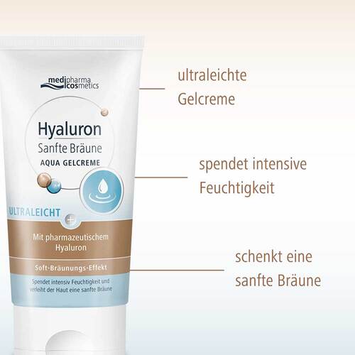 Hyaluron Sanfte Br&auml;une Aqua Gelcreme - 3