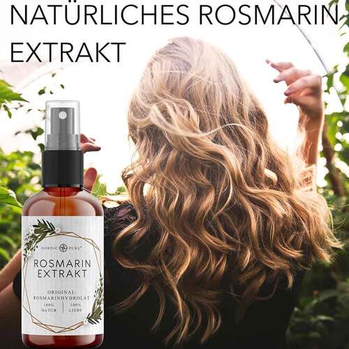 Rosmarinextrakt f&uuml;r Haare &amp; Kopfhaut Nordic Pure Spray - 3