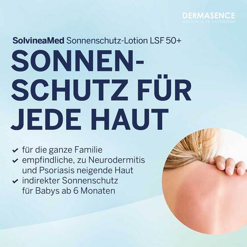 Dermasence SolvineaMed Sonnenschutz-Lotion LSF 50 + - 4