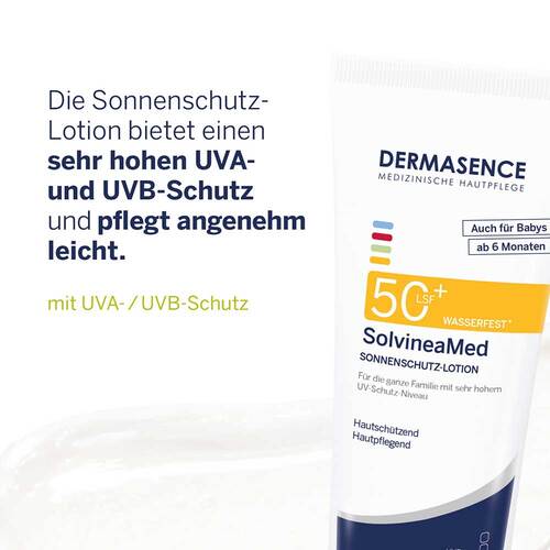 Dermasence SolvineaMed Sonnenschutz-Lotion LSF 50 + - 6