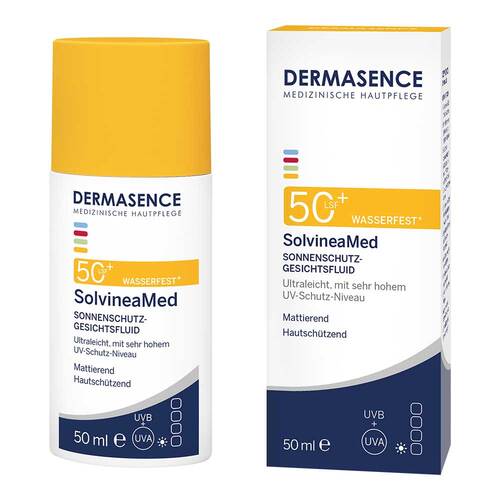 Dermasence Solvineamed Sonnenschutz Gesichts Fluid LSF 50 + - 1