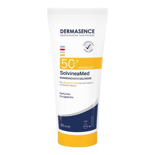 Dermasence Solvineamed Sonnenschutz Gelcreme LSF 50 + - 1