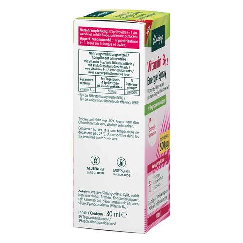 Kneipp Vitamin B12 Energie Spray - 4