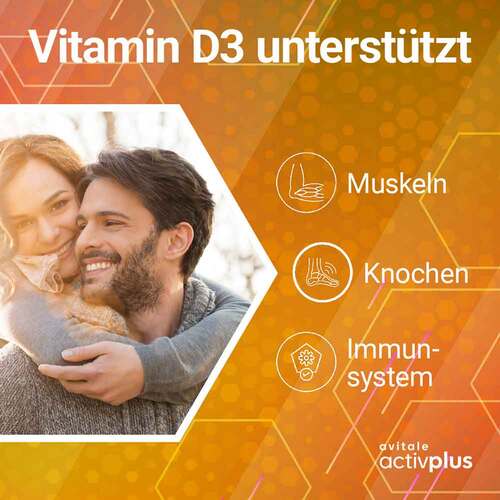 Activplus Vitamin D3 5000 I.E. + K2 Depot Tabletten - 3