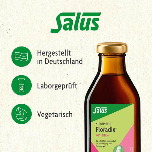 Floradix mit Eisen Fl&uuml;ssigkeit zum Einnehmen - 7