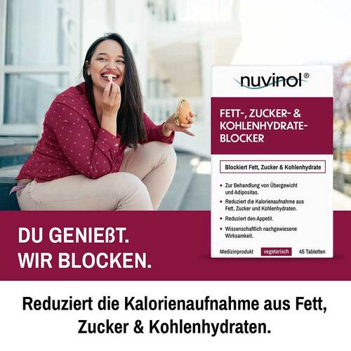 Nuvinol Fett- &amp; Zucker- &amp; Kohlenhydrateblock.Tabletten  - 2