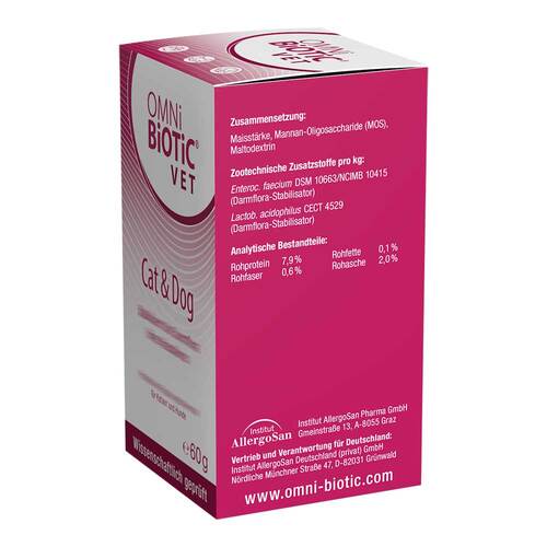 Omni Biotic Vet Erg.Futterm.Pulver f&uuml;r Hunde / Katzen - 2