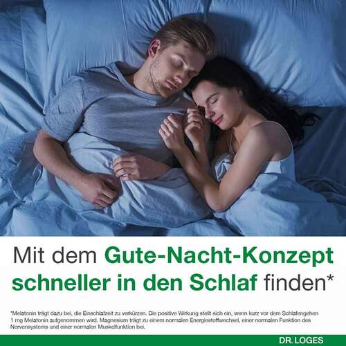 Magnesium-Loges Gute Nacht mit Melatonin Kapseln - 2