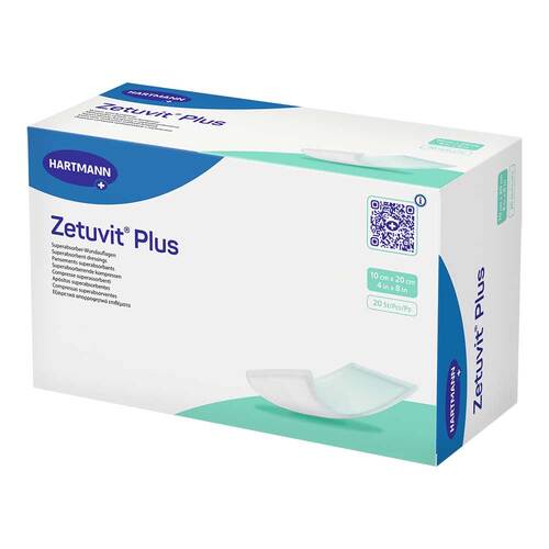 Zetuvit Plus extrastarke Saugkompr.steril 10x20 cm - 1