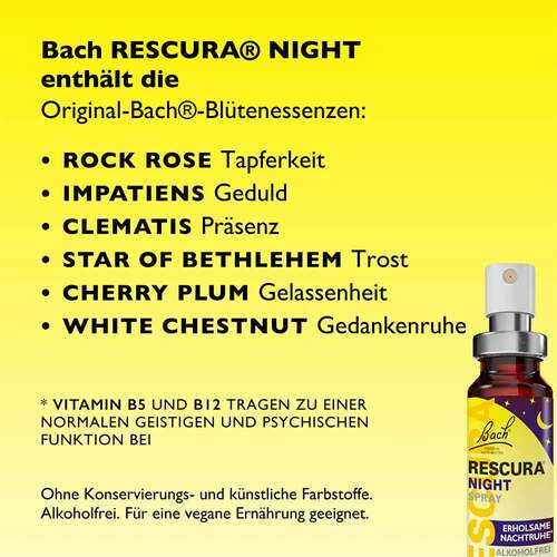 Bachbl&uuml;ten Rescura Night Spray alkoholfrei - 3