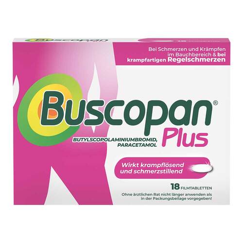 Buscopan Plus pink 10 mg/500 mg Filmtabletten - 1
