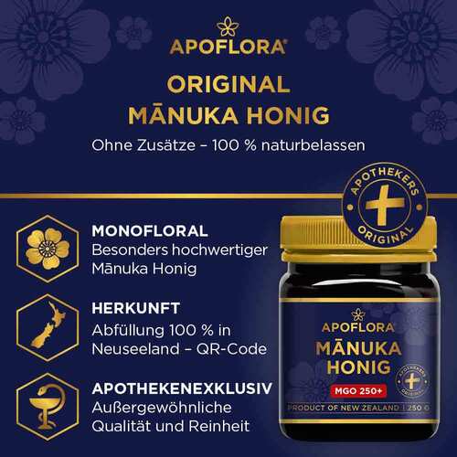 Manuka Apoflora Honig Mgo 250 +  - 2