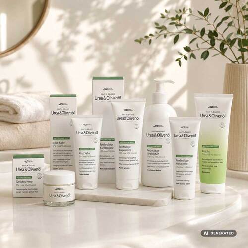 Haut in Balance Urea &amp; Oliven&ouml;l Gesichtspflege Creme  - 6