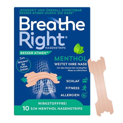 Breathe Right Besser Atmen Nasenpflaster Menthol - 2