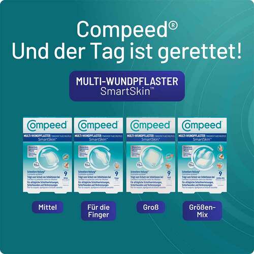 Compeed Multi-Wundpflaster Smartskin gro&szlig; - 6