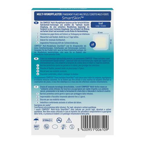 Compeed Multi-Wundpflaster Smartskin gro&szlig; - 7