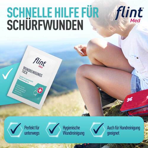 Flint Med Wundreinigungst&uuml;cher steril 12,5x18 cm - 4