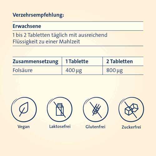 Fols&auml;ure Hevert 400 / 800 µg Tabletten - 3