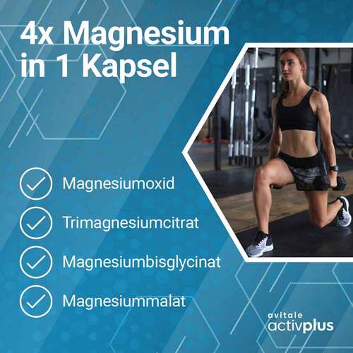 Activplus Magnesium-Komplex 4in1 400 mg Kapseln - 2
