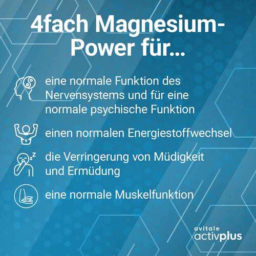 Activplus Magnesium-Komplex 4in1 400 mg Kapseln - 3